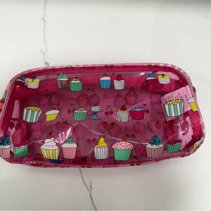 Harrods Vibrant Cupcake Cosmetic Bag
